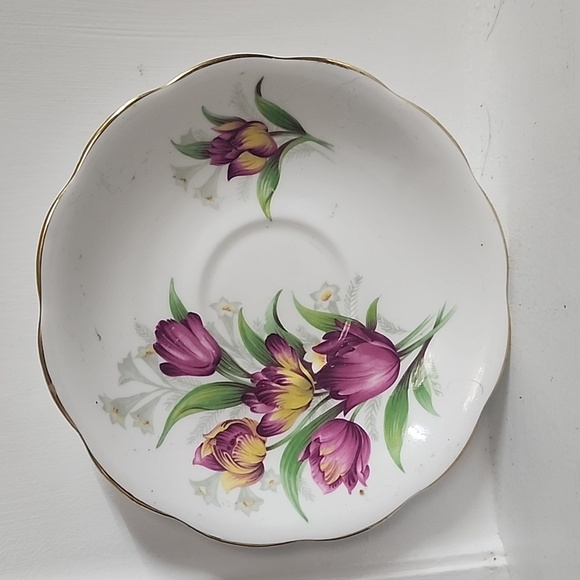 Tulip Tea Cup , Royal Standard Teacup , Fantasy Pattern , Floral Tea Cup - Picture 2 of 9